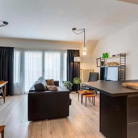 Retro Woning Te Centrum Oostende, 5Min Van De Kust Luaran gambar
