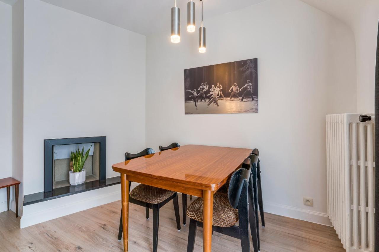 Retro Woning Te Centrum Oostende, 5Min Van De Kust Luaran gambar