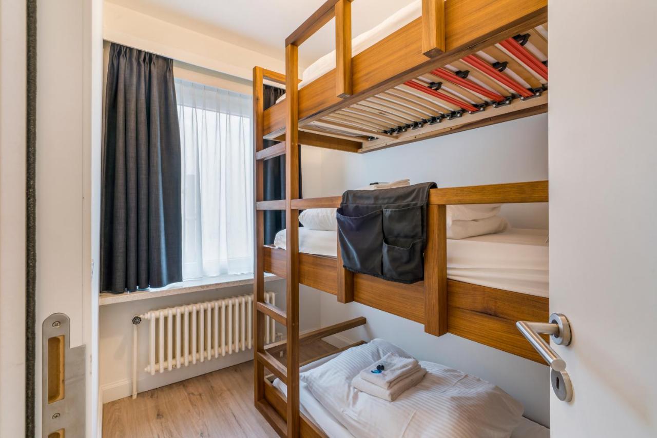 Retro Woning Te Centrum Oostende, 5Min Van De Kust Luaran gambar