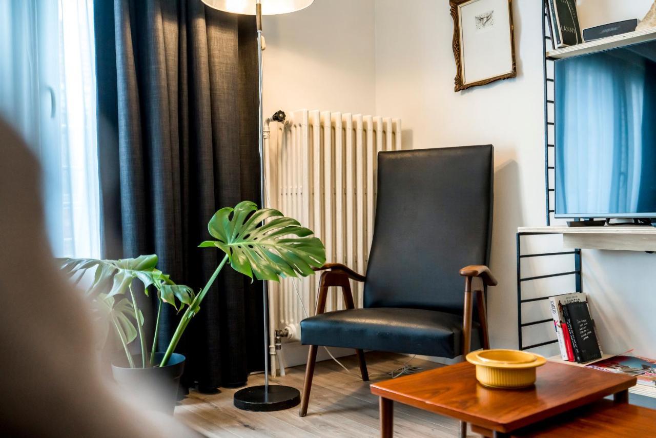 Retro Woning Te Centrum Oostende, 5Min Van De Kust Luaran gambar
